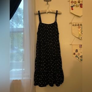 🇺🇸Independence Day Sale🎇Black Patterned Tiered Old Navy Dress  #012